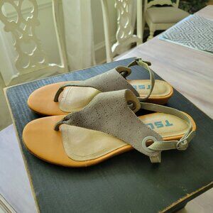 TSUBO GEORGEA WOMEN SANDALS LEATHER ICE US 6